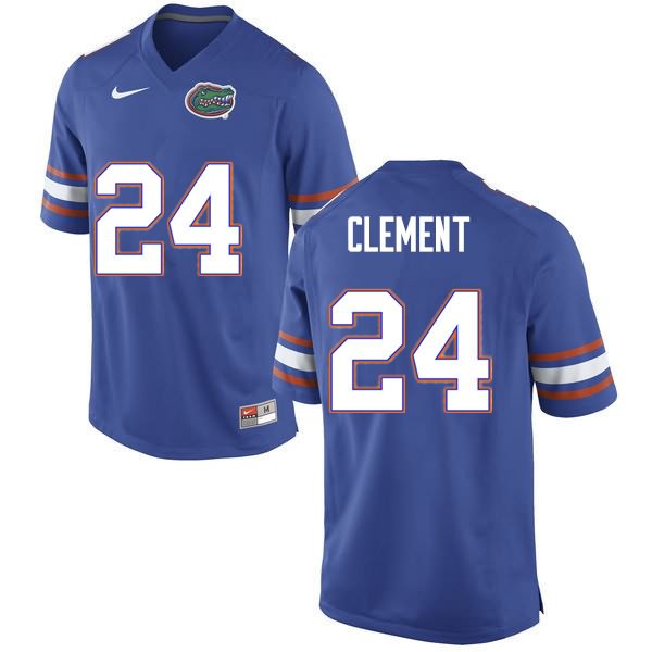 NCAA Florida Gators Iverson Clement Men's #24 Nike Blue Stitched Authentic College Football Jersey ZJA5164SR